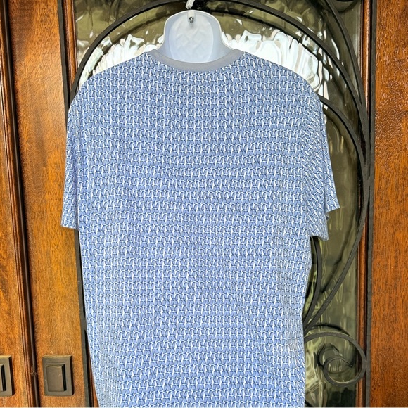 Penguin tshirt size XXL Original Penguin Geometric T-Shirts for Men blue - Picture 3 of 10